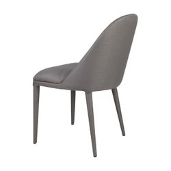 Dante Panelled Dining Chair - Charcoal