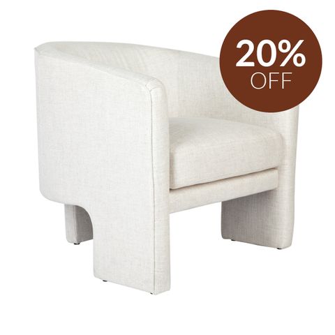 Kylie Arm Chair - Natural Linen