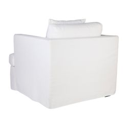 Birkshire Slip Cover Arm Chair - White Linen