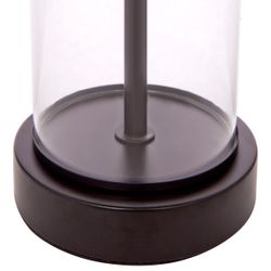 East Side Table Lamp - Black w Black Shade