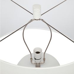 Matisse Table Lamp - White w White Shade