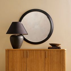 Picasso Table Lamp - Black w Black Shade
