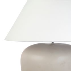 Picasso Table Lamp - Natural w White Shade