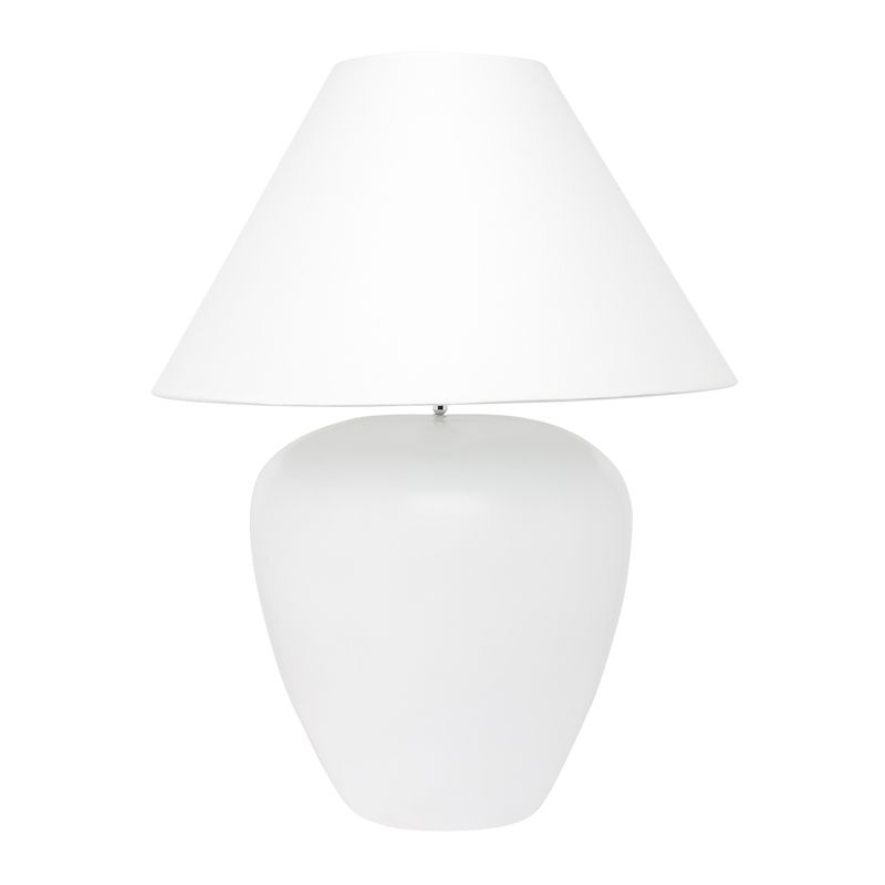 Picasso Table Lamp - White w White Shade