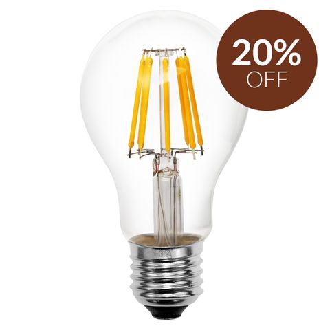 Globe LED Filament - Clear E27