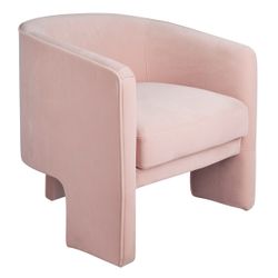 Kylie Arm Chair - Blush Velvet
