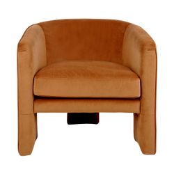 Kylie Arm Chair - Caramel Velvet