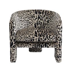 Kylie Arm Chair - Leopard Chenille *LIMITED EDITION*