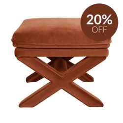 Candace Stool - Caramel Velvet