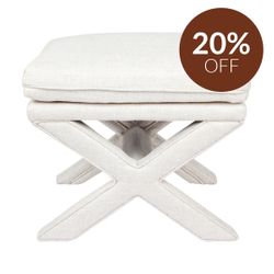 Candace Stool - Natural Linen