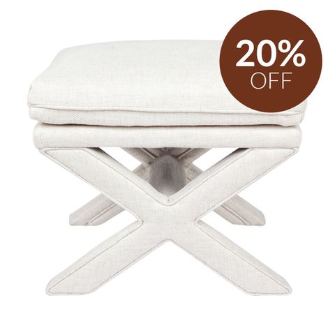 Candace Stool - Natural Linen