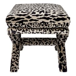 Candace Stool - Leopard Chenille *LIMITED EDITION*