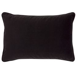 Serene Rectangle Feather Cushion - Leopard Chenille w Black Velvet