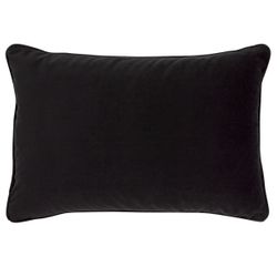 Serene Rectangle Feather Cushion - Leopard Chenille w Black Velvet *LIMITED EDITION*