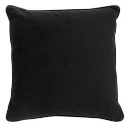 Serene Square Feather Cushion - Leopard Chenille w Black Velvet *LIMITED EDITION*