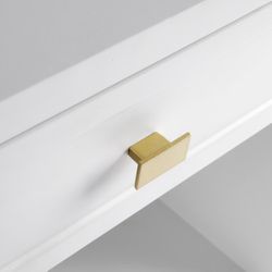 Logan Small White Bedside Table Range