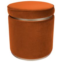 Totti Storage Stool - Caramel Velvet