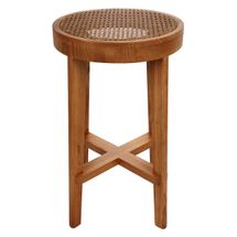 Cape Byron Rattan Kitchen Stool - Natural