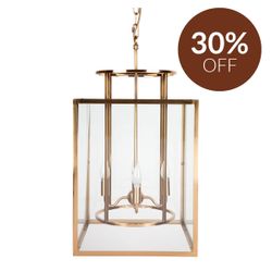 Concord Pendant - Large Brass