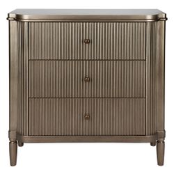 Arielle 3 Drawer Chest - Antique Gold