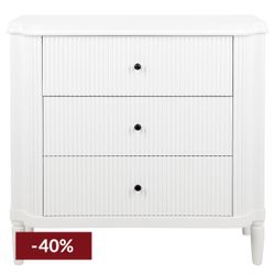 Arielle 3 Drawer Chest - White