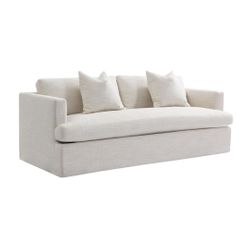 Birkshire 3 Seater Slip Cover Sofa - Off White Linen