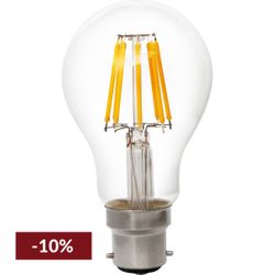 Globe LED Filament - Clear B22