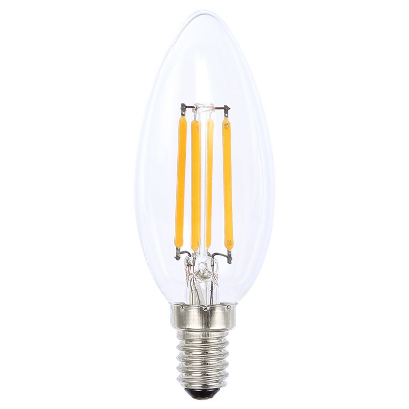 Globe LED Filament Candle - Clear E14