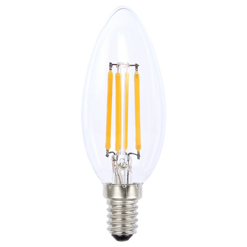 Globe LED Filament Candle Clear E14