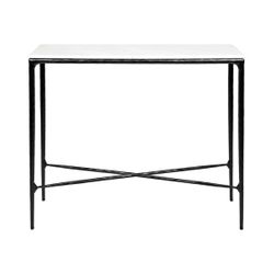 Heston Marble Console Table - Small Black