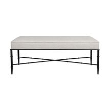 Hacienda Bench Ottoman - Natural Linen