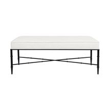 Hacienda Bench Ottoman - Natural Linen