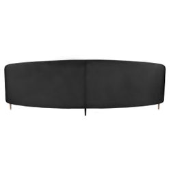 The Hills 3 Seater Sofa - Black Velvet