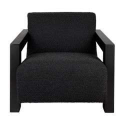 Lennon Arm Chair - Black Boucle