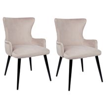 Dorsett Dining Chair - Taupe Velvet