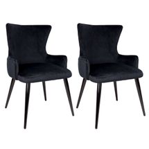 Dorsett Dining Chair - Black Velvet