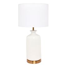 Camille Table Lamp - White