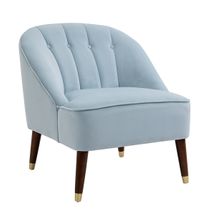 Reyne Occasional Chair - Ice Blue Velvet