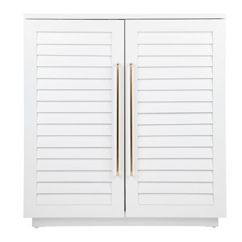 Loft Oak Bar Cabinet - White