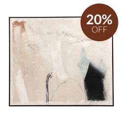 Tonal Retreat Oil On Canvas Painting - Large