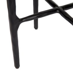 Heston Petite Marble Side Table - Black