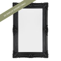 Alexandra Floor Mirror - Black