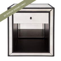 Brentwood Mirrored Bedside Table - Small