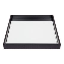 Miles Mirrored Tray - Medium Black