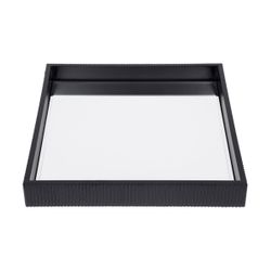 Miles Mirrored Tray Black Range