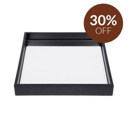 Miles Mirrored Tray Black Range
