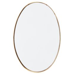 Lucille Oval Wall Mirror - Gold Leaf