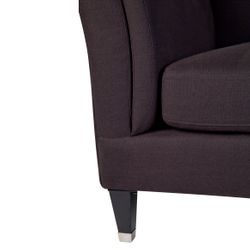 Tailor 3 Seater Sofa - Black Linen