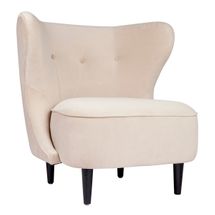 Abigail Occasional Chair - Nude Velvet