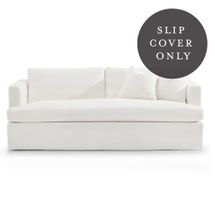 Birkshire 3 Seater Sofa SLIP COVER ONLY - White Linen